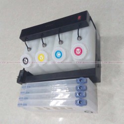 Printer ink cartridge ECO solvent continuous ink supply system