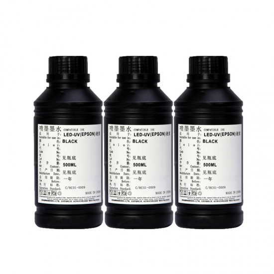 500ML LED UV Ink for DX4 DX5 DX6 DX7 A2 A3 A4 Large Flatbed Inkjet Printer 500ML LED UV Ink for DX4 DX5 DX6 DX7 A2 A3 A4 Large Flatbed Inkjet Printer