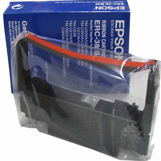 Epson ERC 38B/R black red ribbon cartridge for Samsung Panasonic