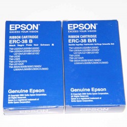Epson ERC-38B 30B 34B ribbon cartridge dot matrix tape black